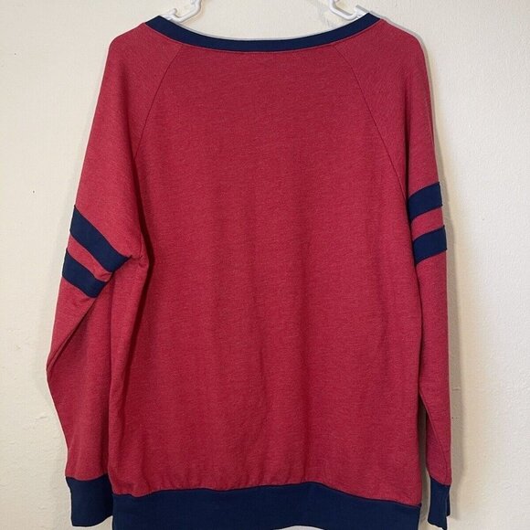 Wonder Woman Athletic Pullover Sweatshirt Comics Junior Red and Blue XL - Picture 6 of 10